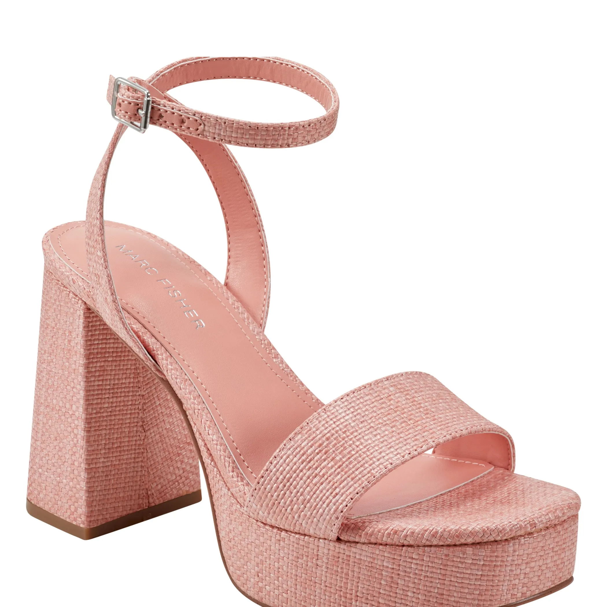 Clearance Marc Fisher Sadel Platform Sandal Orange