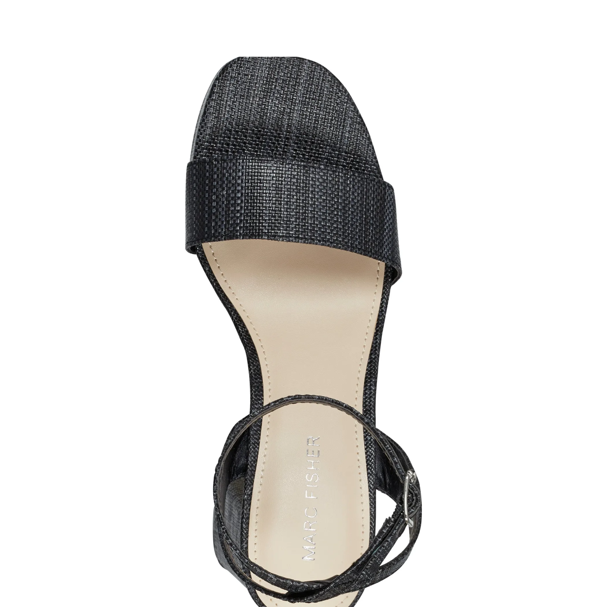 Cheap Marc Fisher Sadel Platform Sandal Black