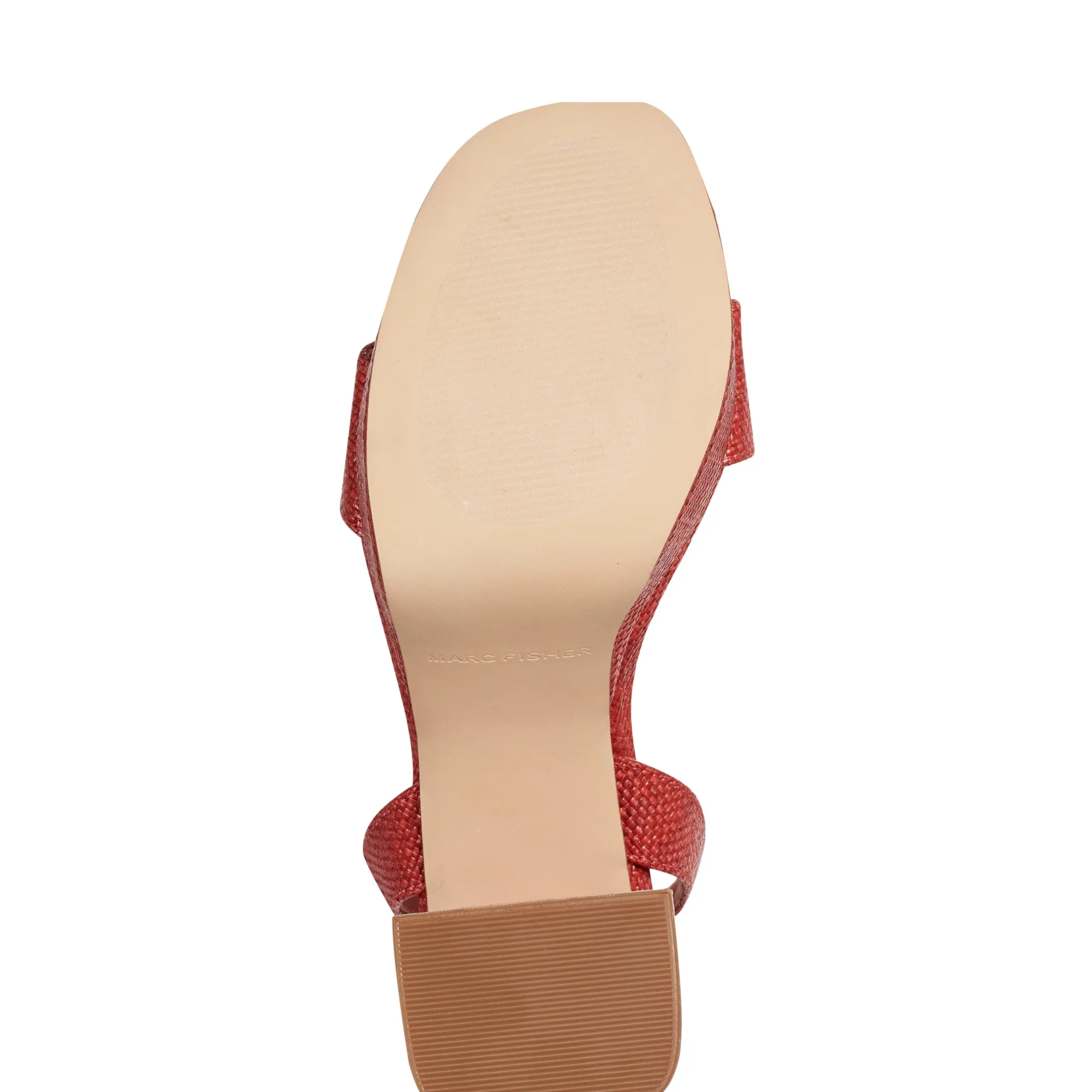 Outlet Marc Fisher Sadel Platform Sandal Medium Red
