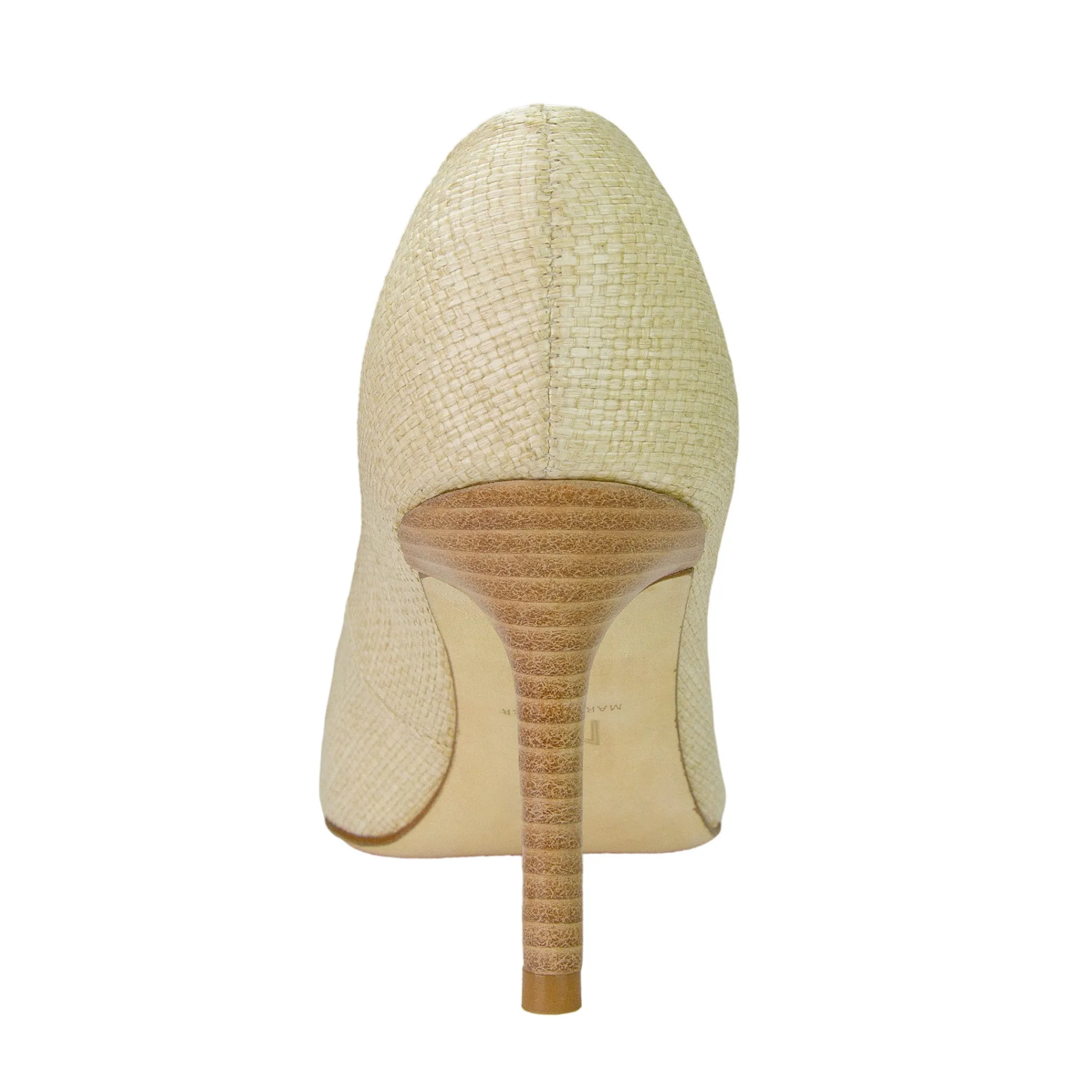 Best Sale Marc Fisher Salley Pointy Toe Pump Natural Raffia