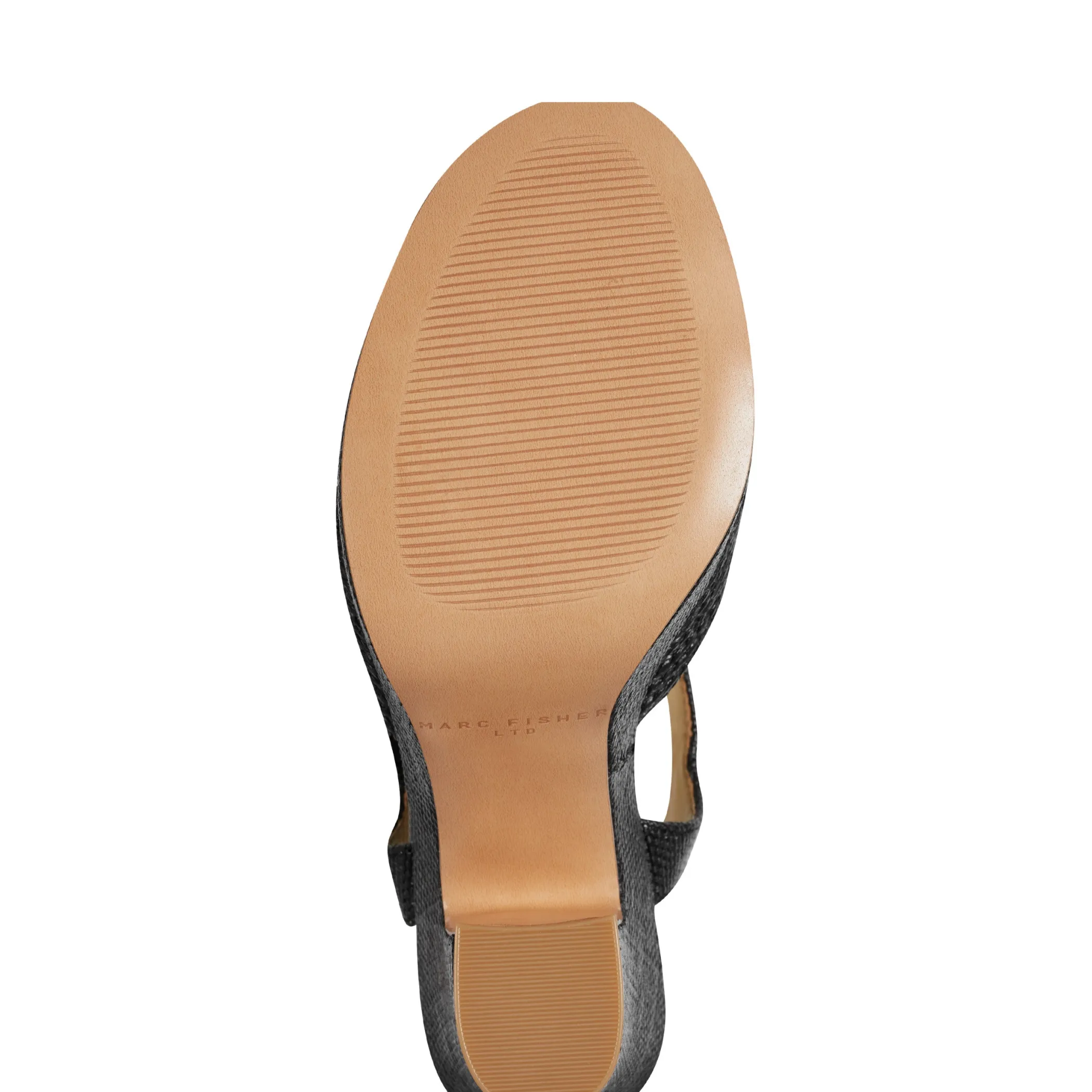 Sale Marc Fisher Starla Block Heel Platform Sandal Black