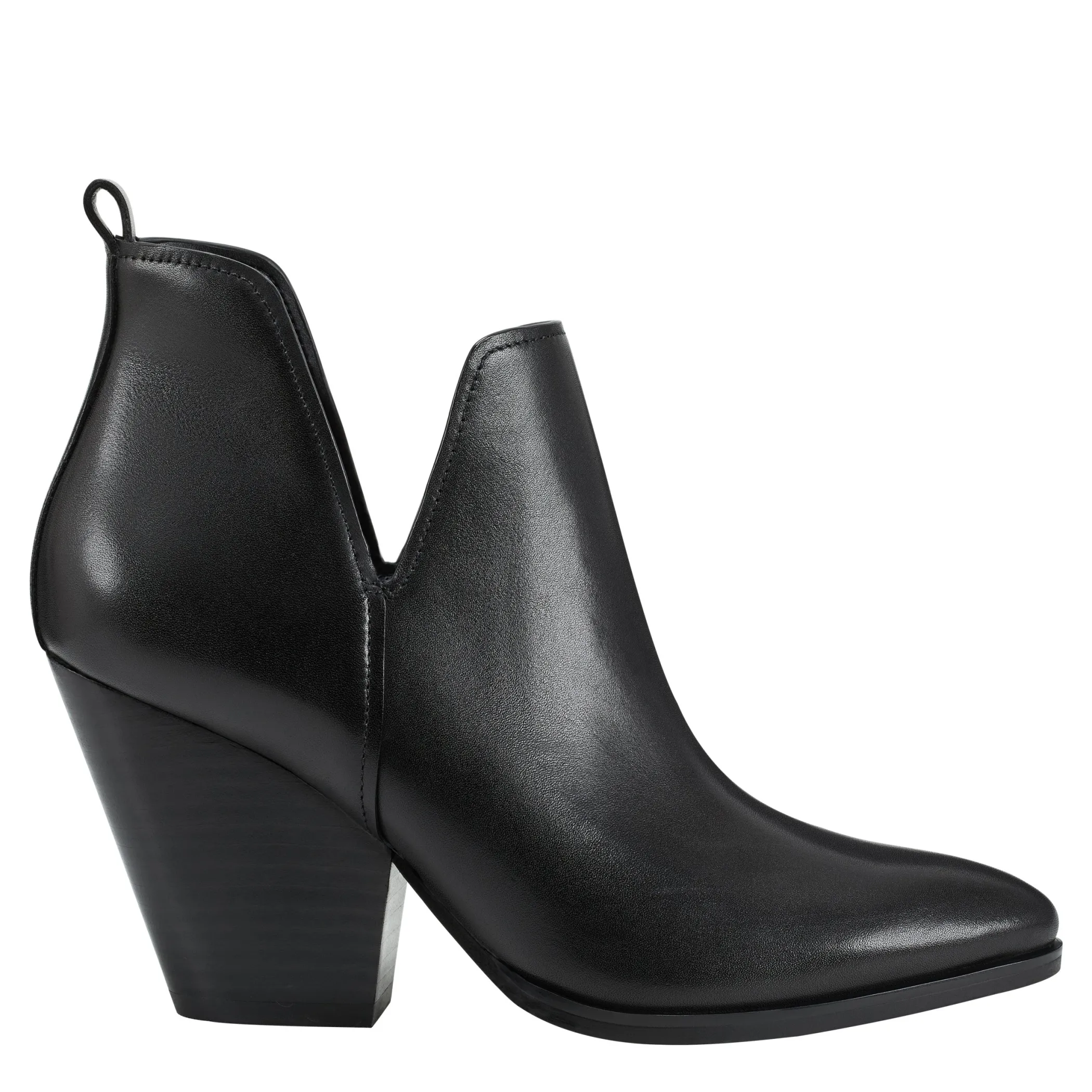 Best Sale Marc Fisher Tanilla Heeled Bootie Black Leather
