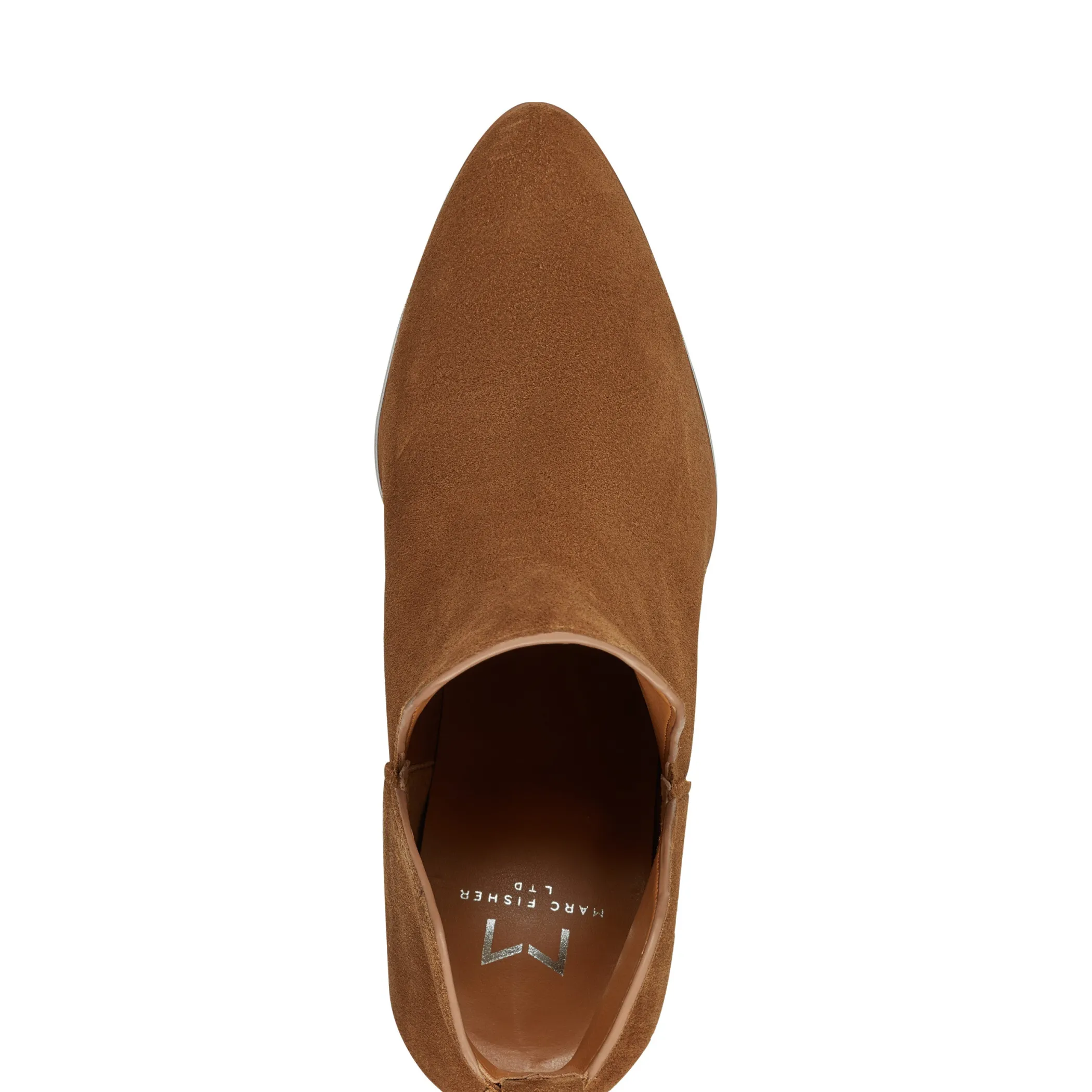 Discount Marc Fisher Tanilla Heeled Bootie Camel Suede