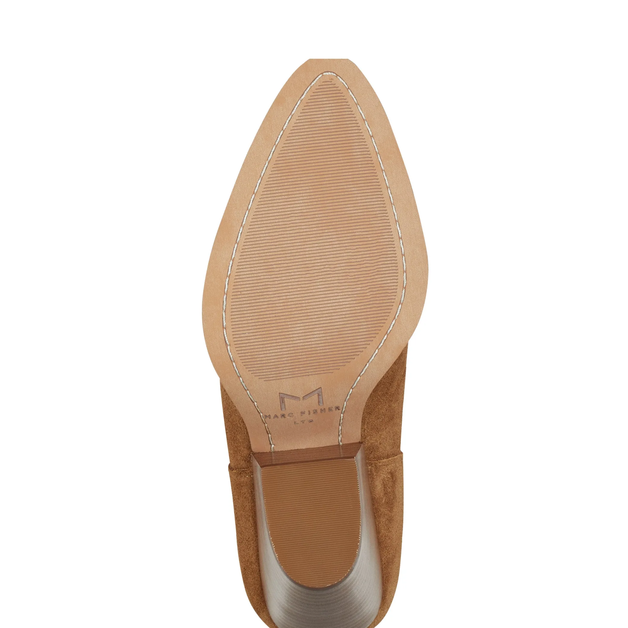 Discount Marc Fisher Tanilla Heeled Bootie Camel Suede