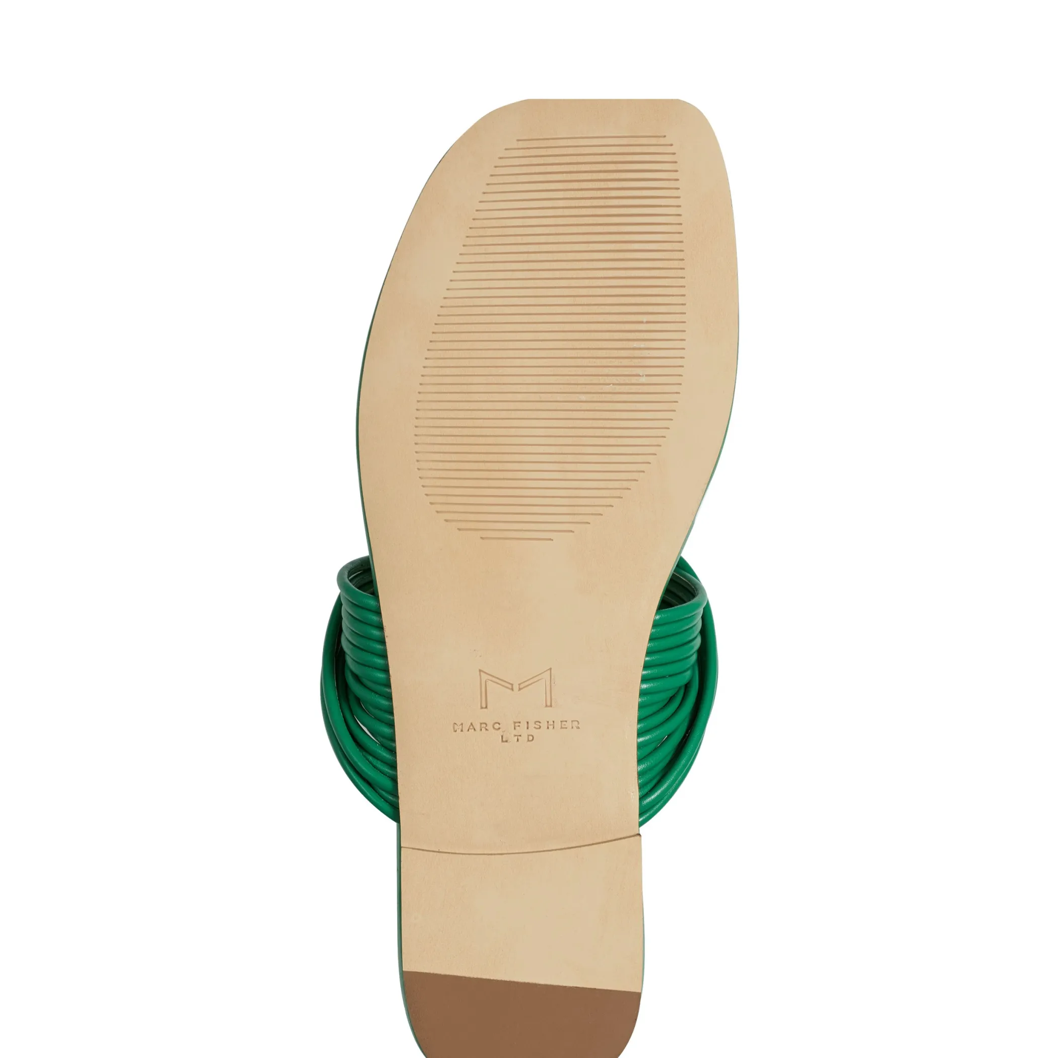Sale Marc Fisher Tanya Flat Sandal Green