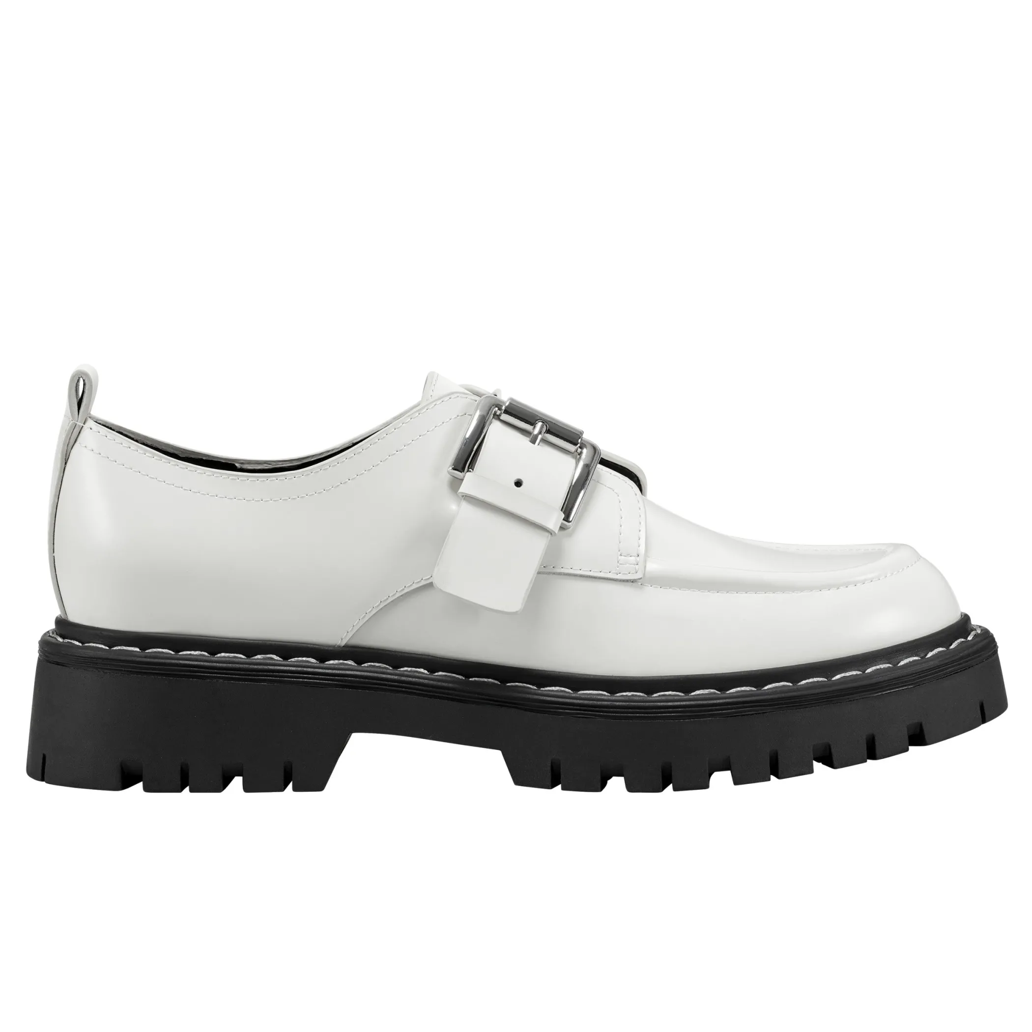 Store Marc Fisher Tarla Lug Sole Monk Strap Loafer Chic Cream