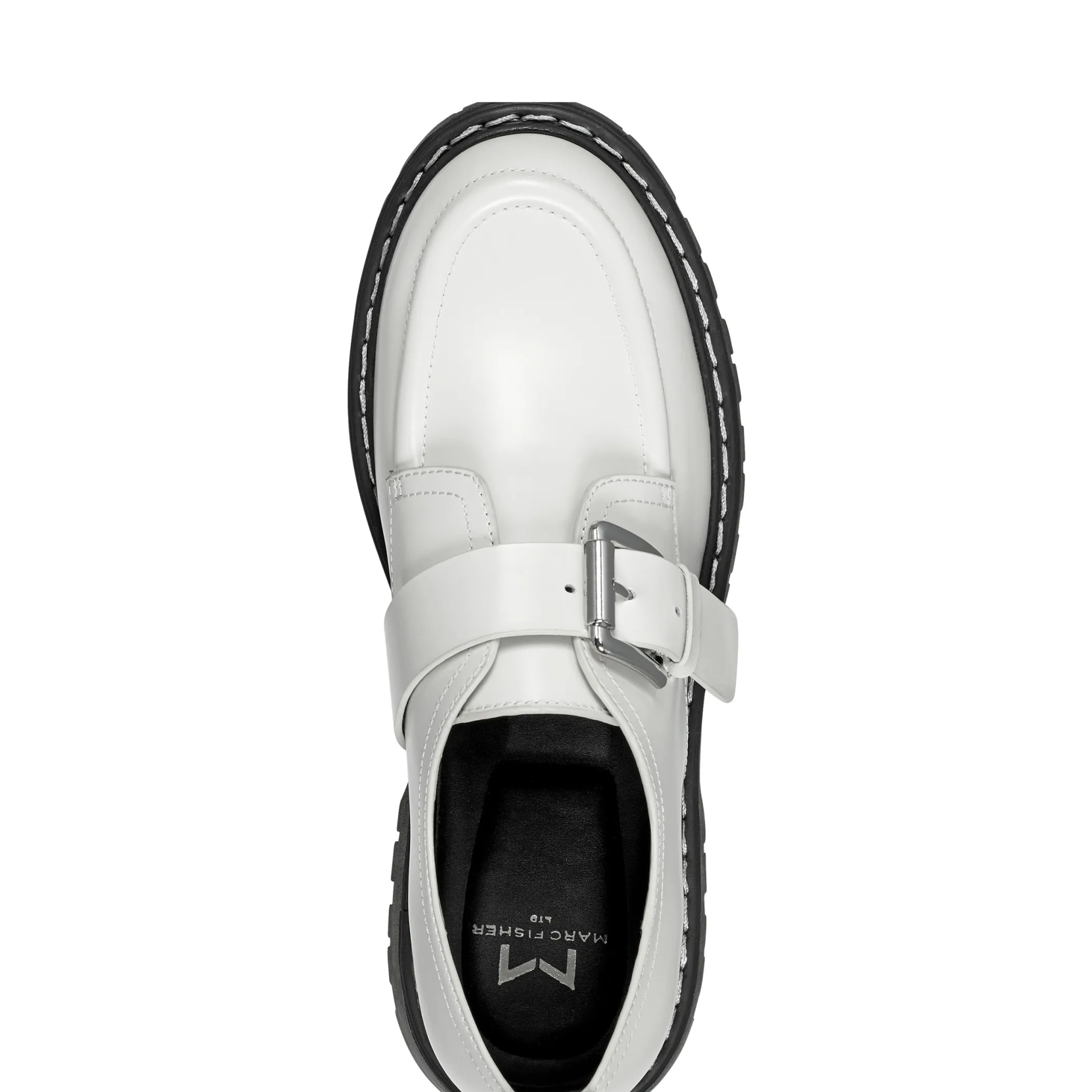 Store Marc Fisher Tarla Lug Sole Monk Strap Loafer Chic Cream