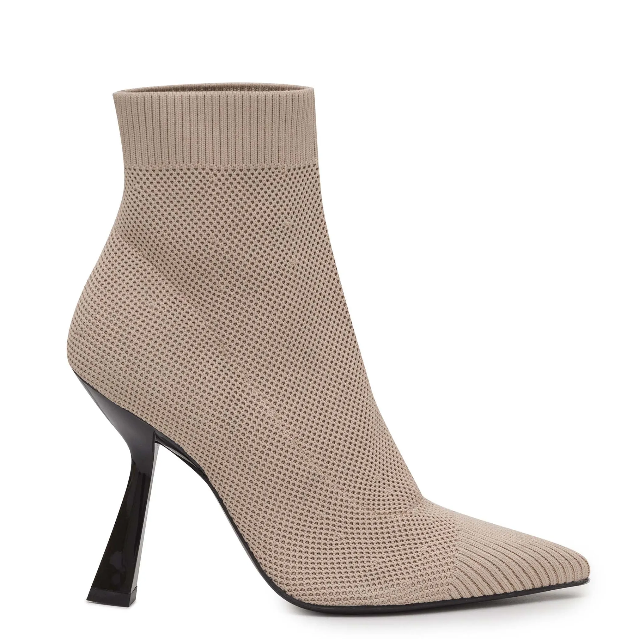 Sale Marc Fisher Umair Heeled Bootie Light Pink Natural Knit