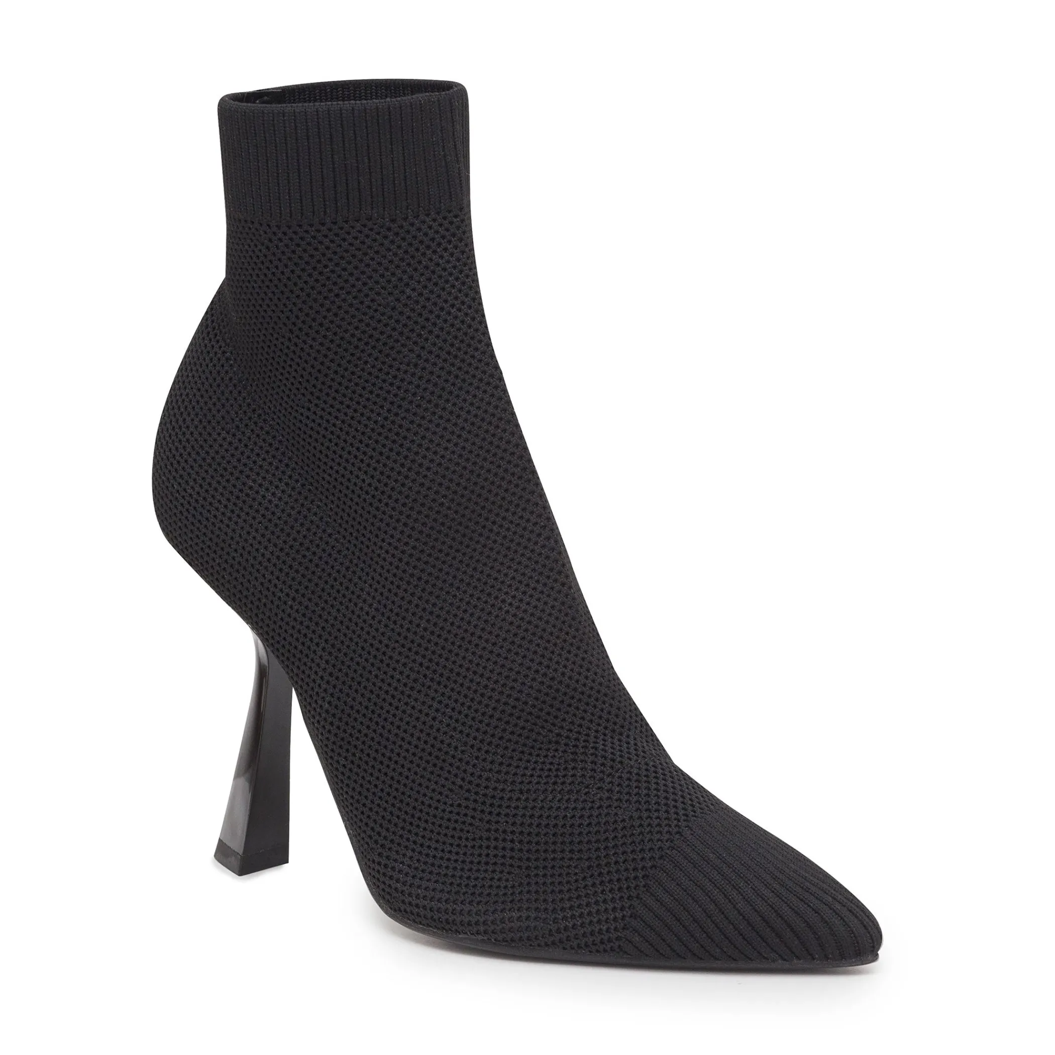 Discount Marc Fisher Umair Heeled Bootie Black Knit