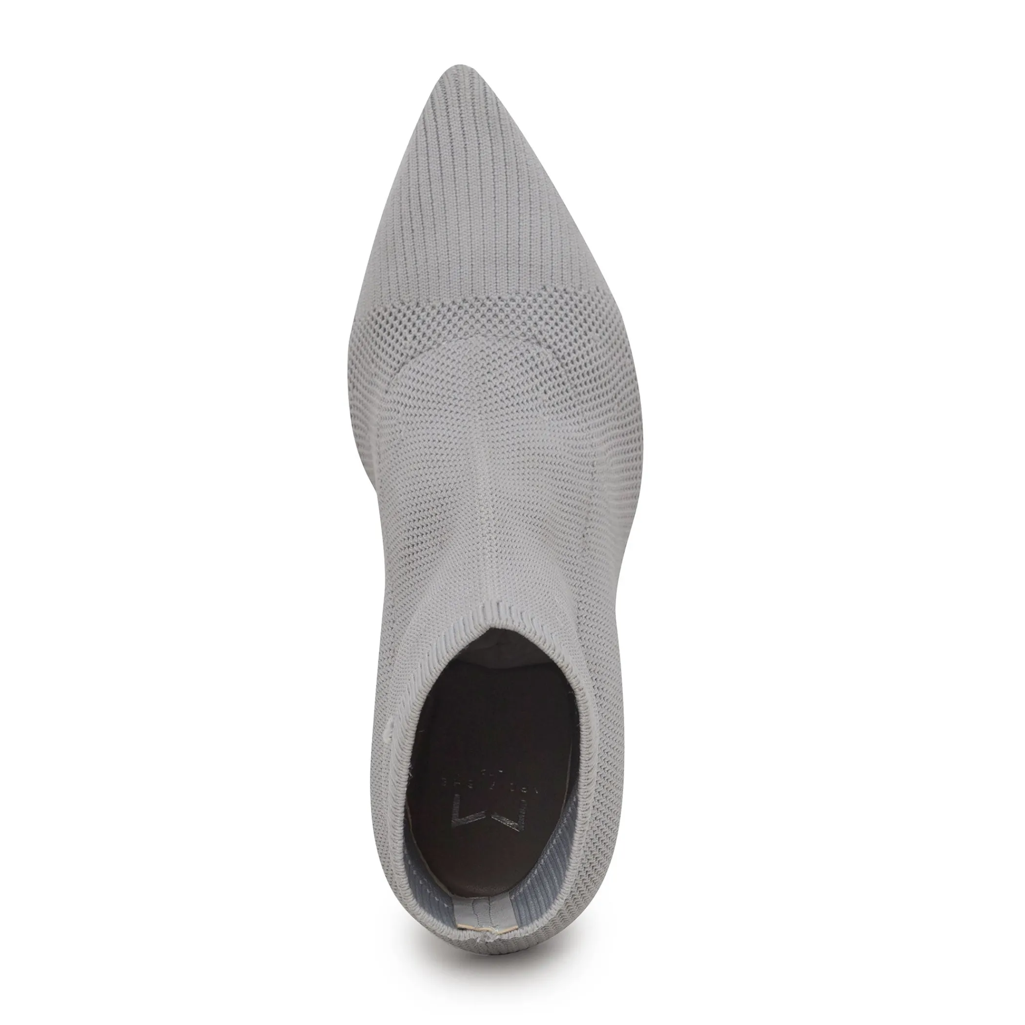 Cheap Marc Fisher Umair Heeled Bootie Light Grey Natural Knit