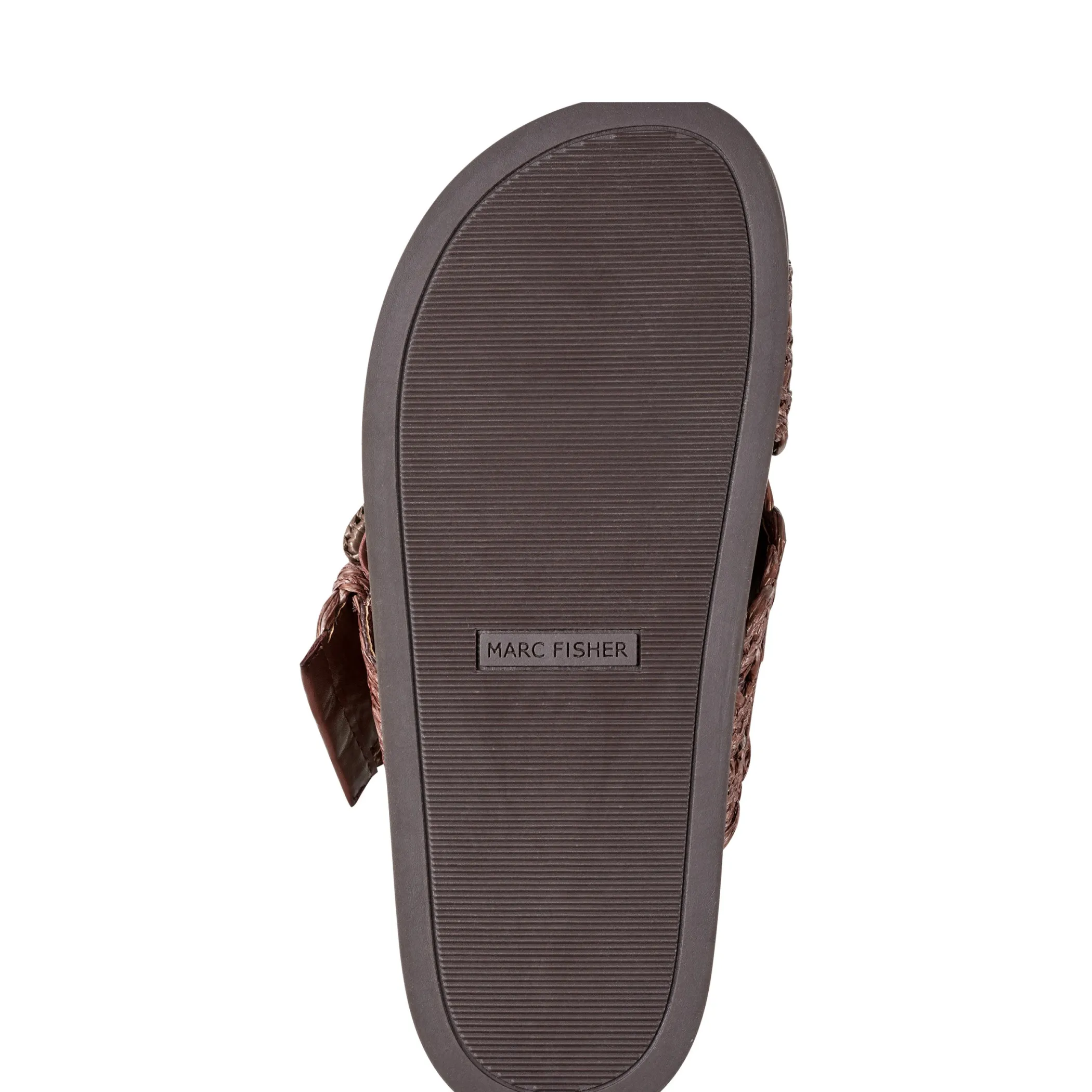 Online Marc Fisher Welti Flat Footbed Sandal Dark Brown