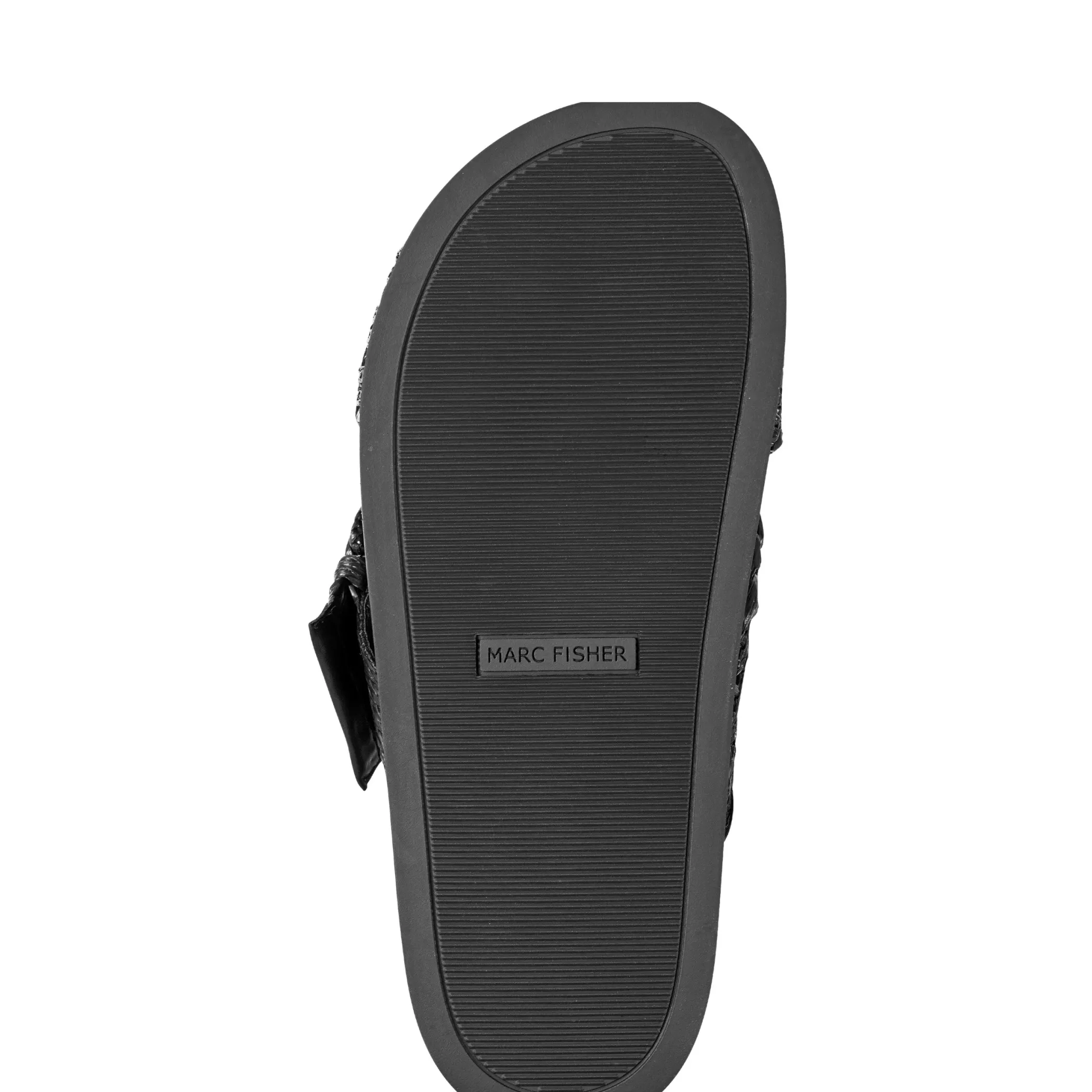 Sale Marc Fisher Welti Flat Footbed Sandal Black