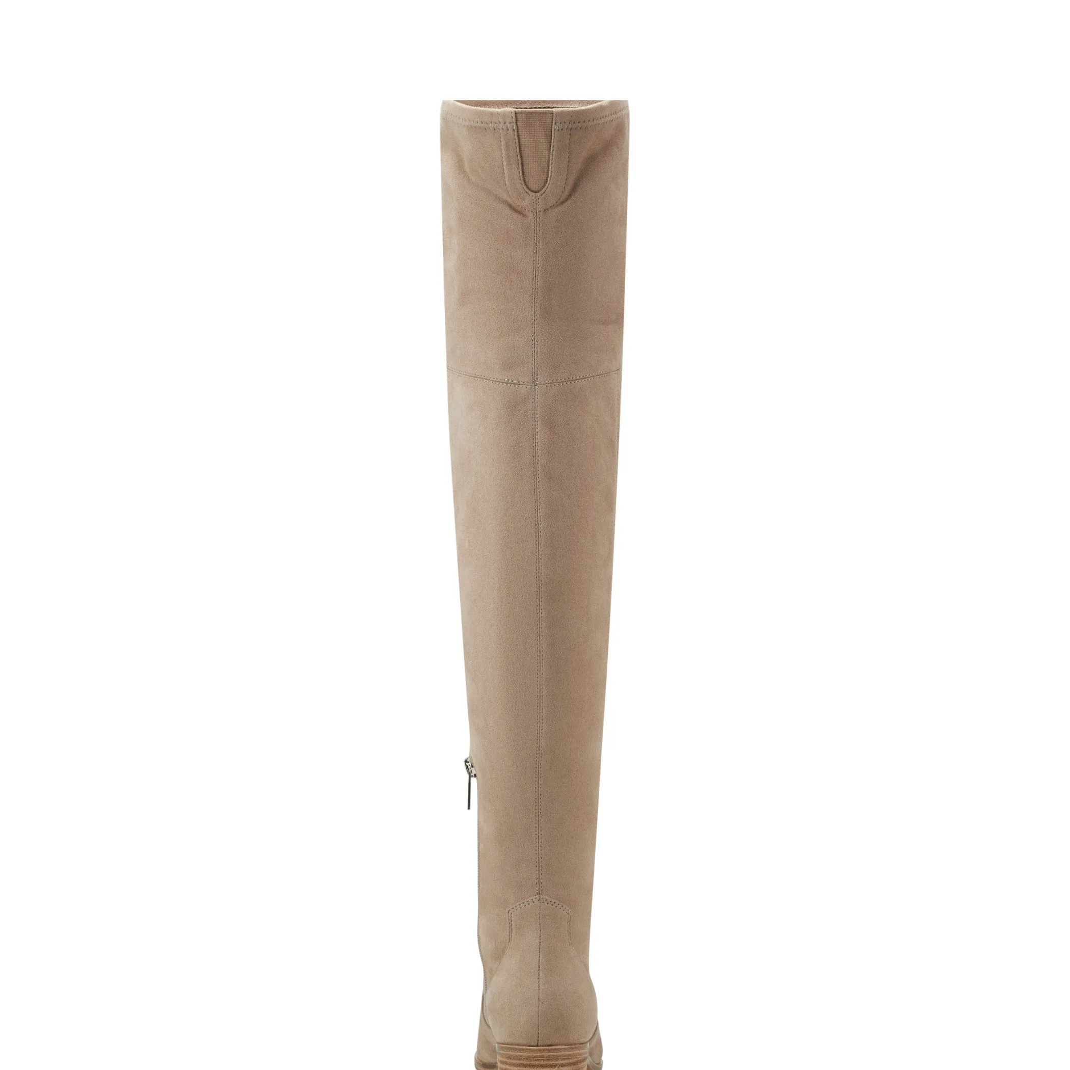New Marc Fisher Yaki Pointy Toe Over The Knee Boot Taupe