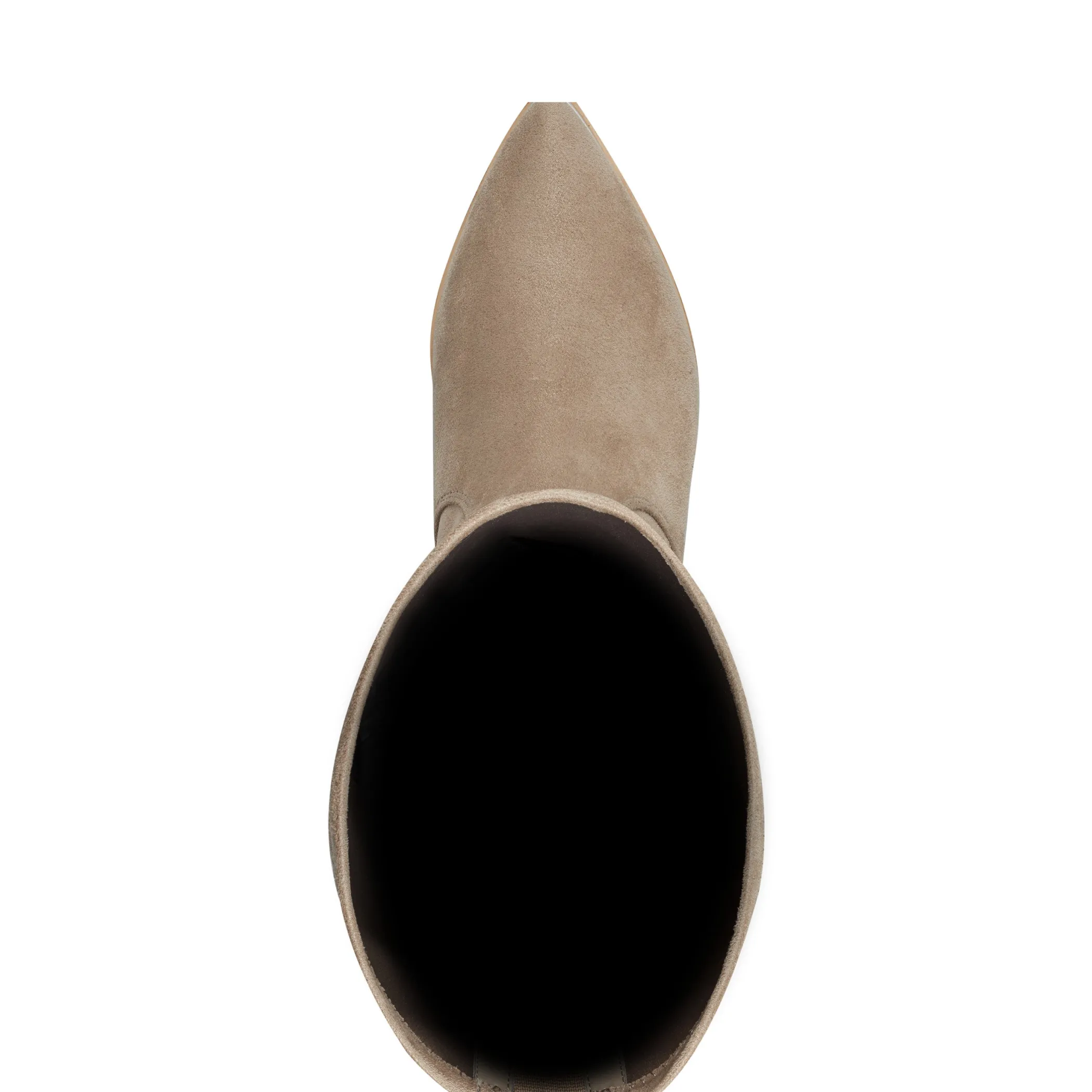 New Marc Fisher Yaki Pointy Toe Over The Knee Boot Taupe