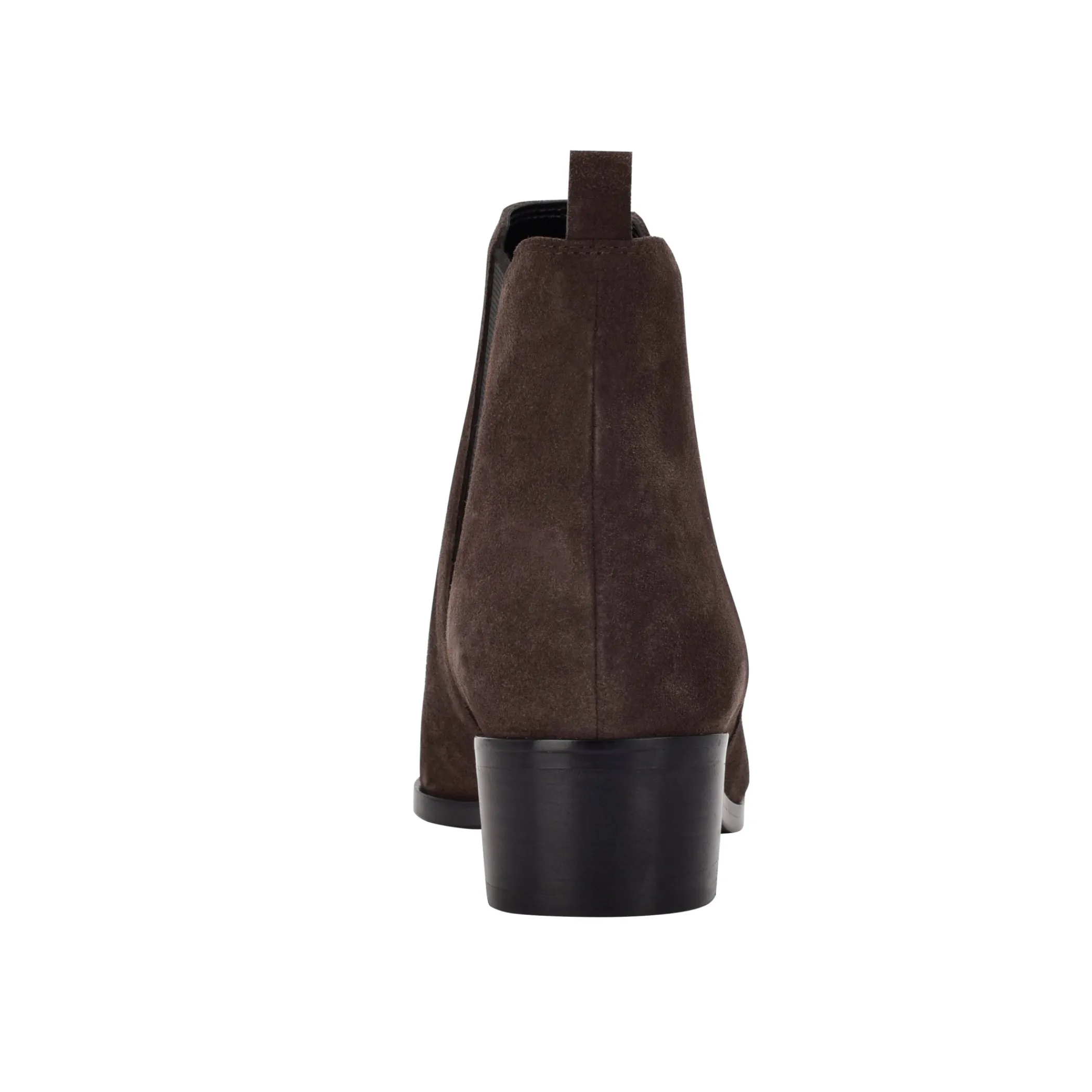 Best Marc Fisher Yale Pointy Toe Chelsea Bootie Dark Brown Suede