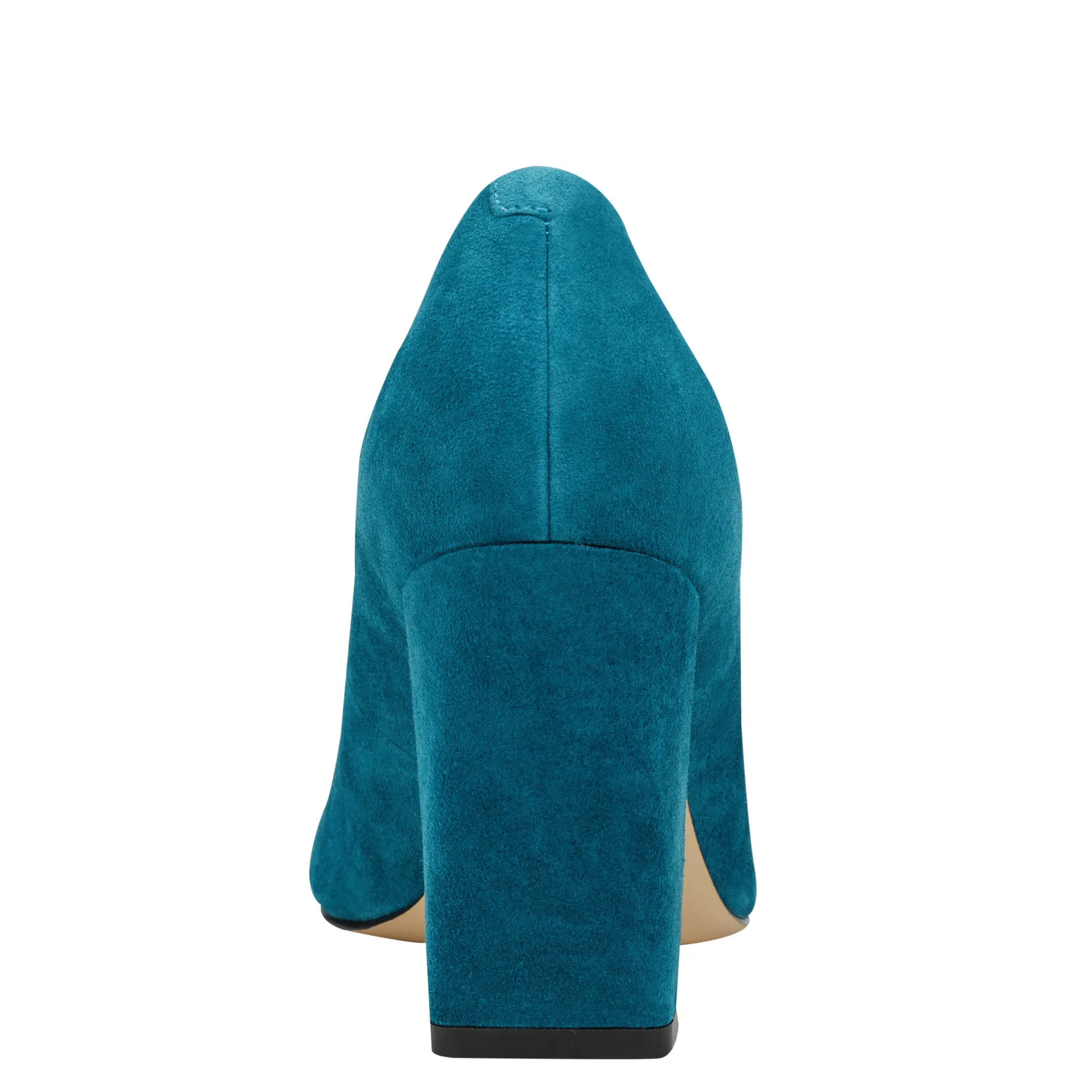 Hot Marc Fisher Yalina Block Heel Pump Teal Suede