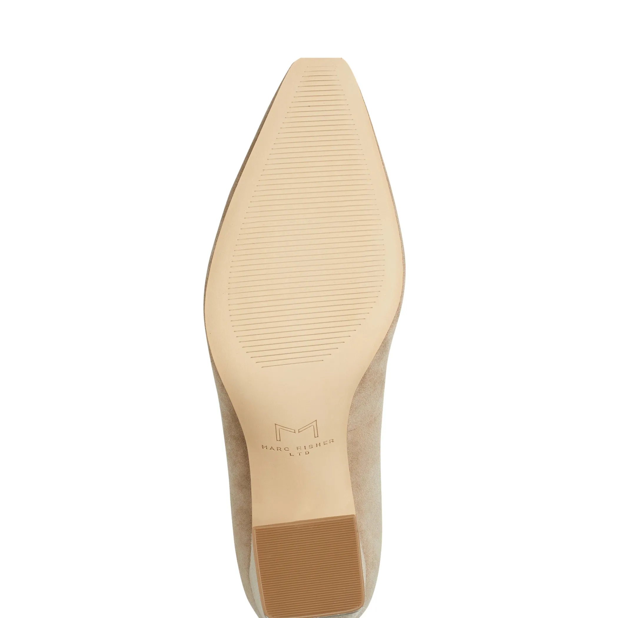 New Marc Fisher Yalina Block Heel Pump Sahara Suede