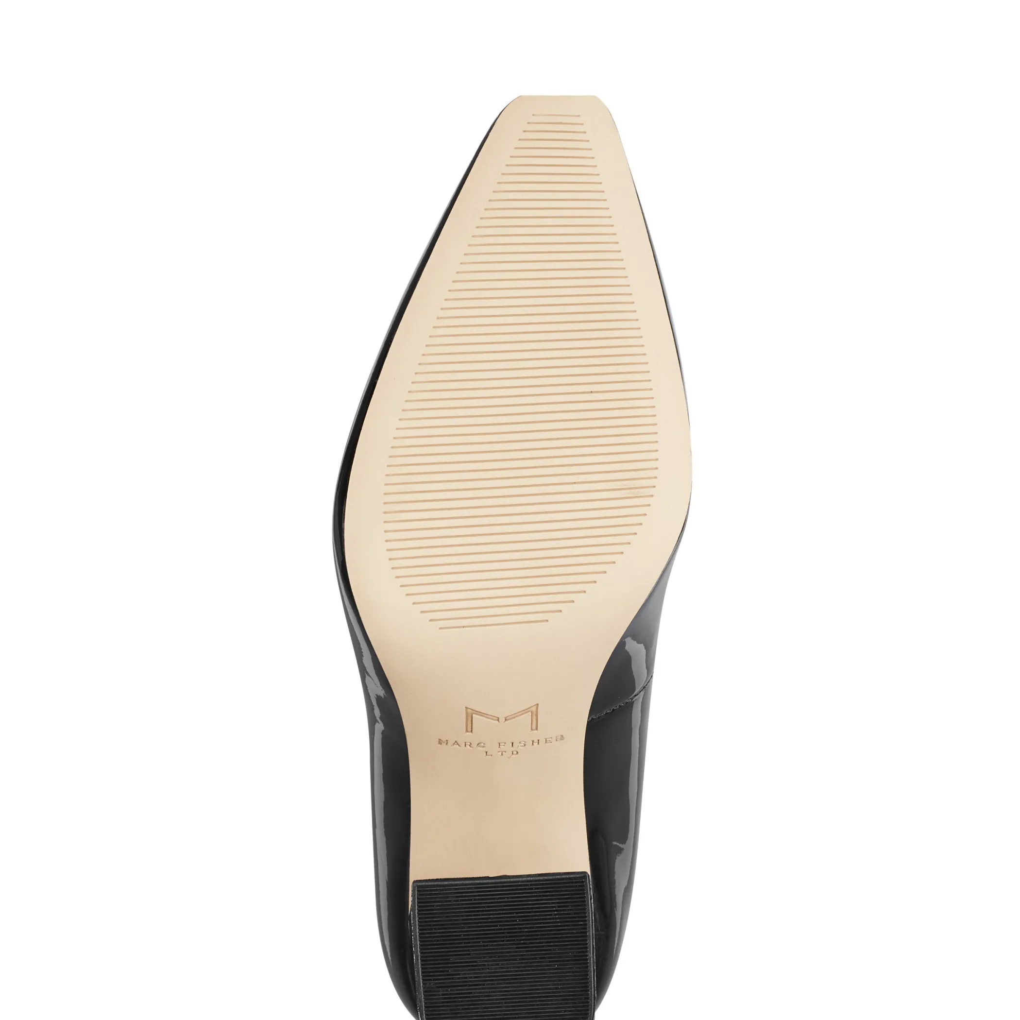 Store Marc Fisher Yalina Block Heel Pump Black Patent