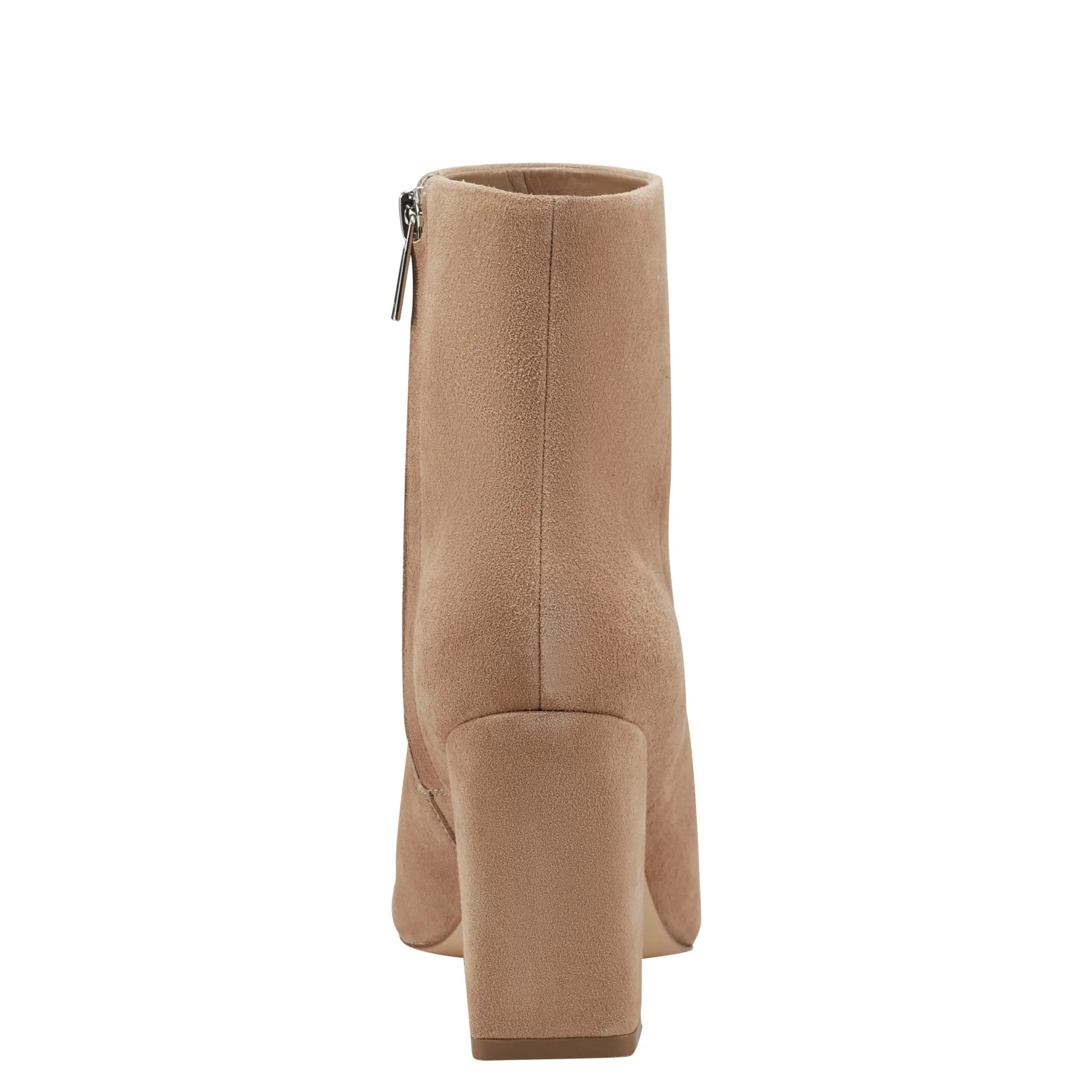 Discount Marc Fisher Yanara Heeled Bootie Cognac Suede