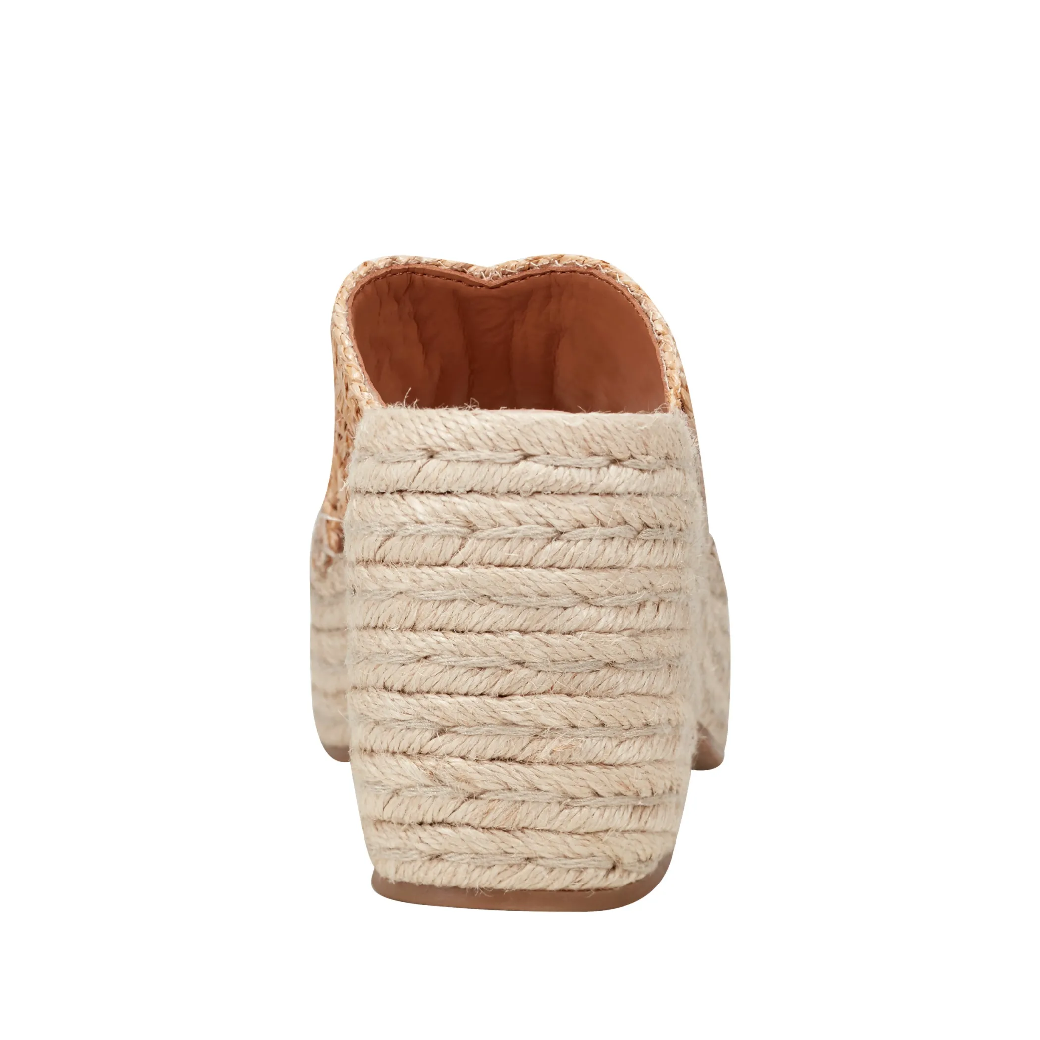 New Marc Fisher Zakki Platform Espadrille Sandal Light Natural