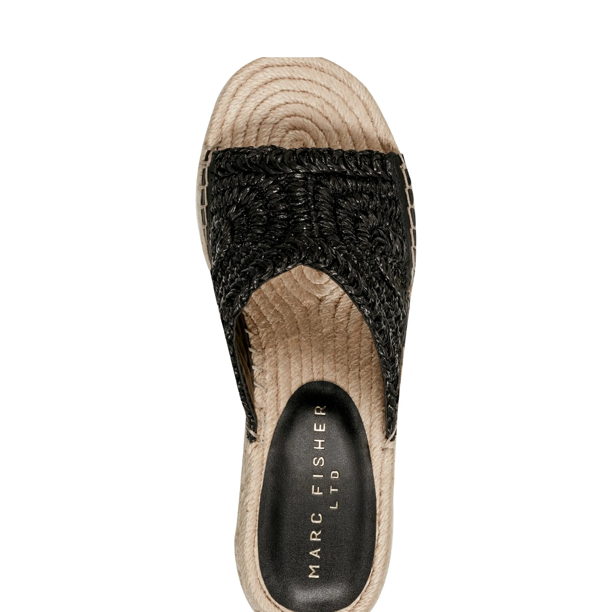 Best Marc Fisher Zakki Platform Espadrille Sandal Black