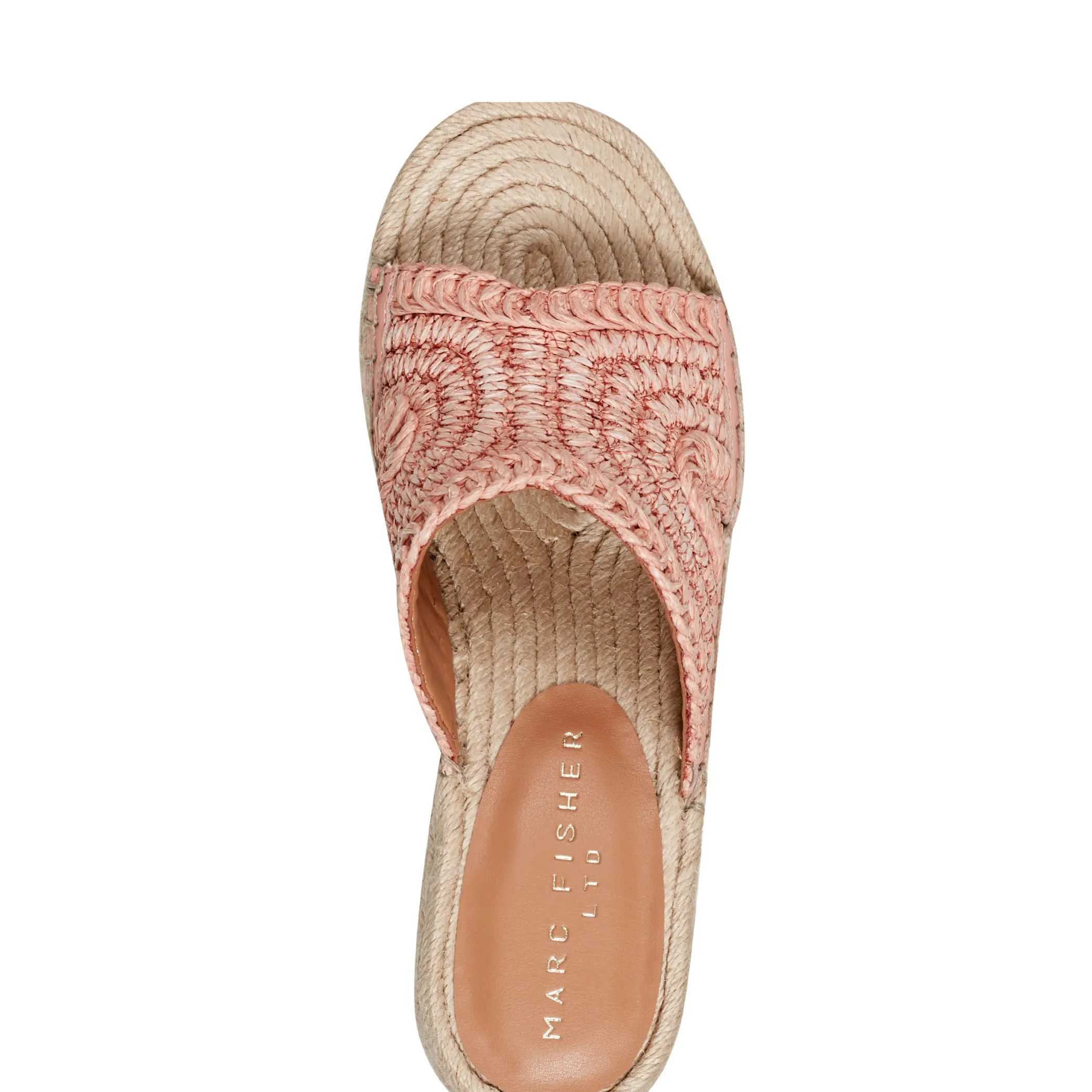 Online Marc Fisher Zakki Platform Espadrille Sandal Pink