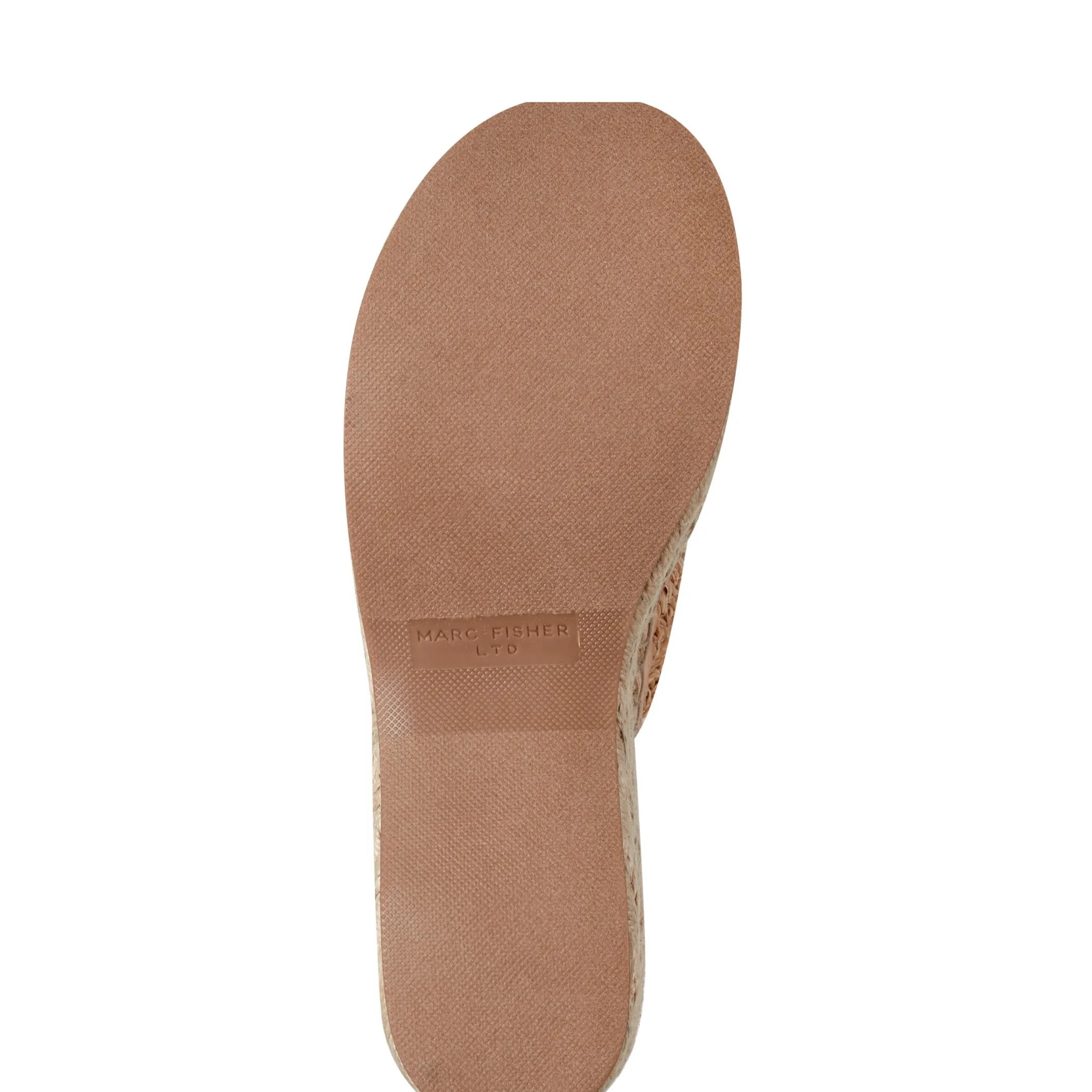 New Marc Fisher Zakki Platform Espadrille Sandal Light Natural