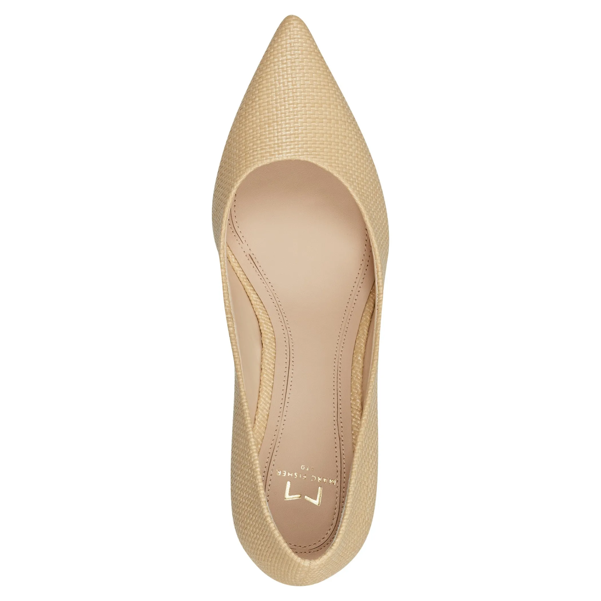 Best Marc Fisher Zala Block Heel Pointy Toe Pump Natural Raffia