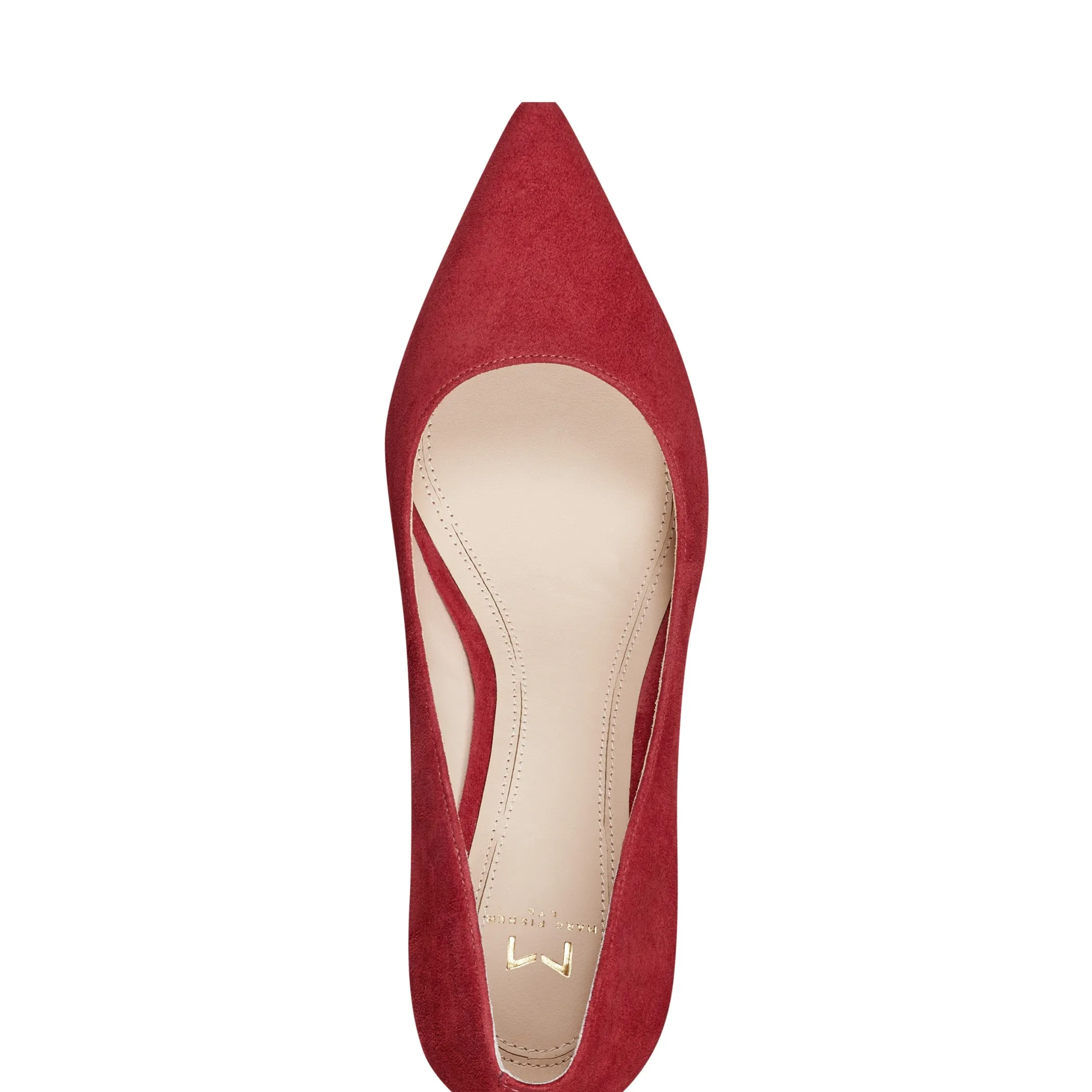 Shop Marc Fisher Zala Block Heel Pointy Toe Pump Red
